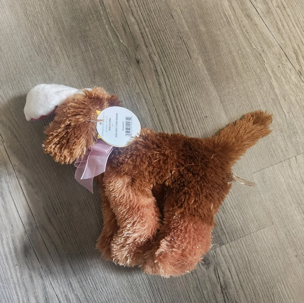 NWT Plush Dog with Bunny Ears Easter Brown‎ Puppy Stuffed Animal Gift